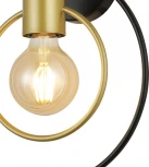 Бра Escada Interval 1162/1A 1x40Вт E27, металл, черный/золото (220V)