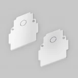 Заглушка торцевая 2шт встраиваемый белый Maytoni Accessories for tracks Gravity TRA010EC-42W