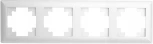 Рамка на 4 поста (белый) Stekker Катрин 39795