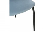 Обеденный стул Woodville Tod light blue / black 11870