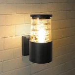 Настенный светильник уличный Elektrostandard Strada 1408 TECHNO черный (220V, IP54)