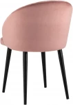Стул с подлокотниками Stool Group Брюссель велюр пыльно-розовый УТ000035993