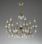 Подвесная люстра Bejorama Karola 2486/6 (220V, на цепи, подсвечник, свеча)