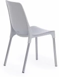 Стул GENIUS (mod 75) / 1 шт. в упаковке (Металл,Пластик /Серый,Хром)