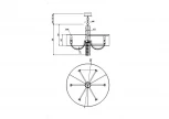 Подвесная люстра Maytoni Talento DIA008PL-06CH (220V, подвески, на цепи, круглые)