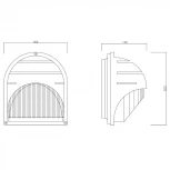 Архитектурная подсветка Arte Lamp Urban A2802AL-1BK (220V, IP54)
