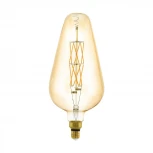 Лампочка светодиодная прозрачная/желтая конус E27 8W Eglo Lm_led_e27 11838