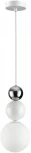 Подвесной светильник Lumion Bonbones 6559/1 белый/белый, хром/металл/металл, стекло G9 1*20W 220V (на проводе, шарики)