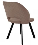 Стул DikLine 274 поворотный Z48 капучино, ножки черные