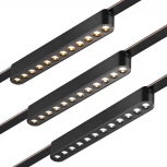 Трековый смарт-светильник Downlight для низковольтного шинопровода с двумя режимами работы Novotech Easy 359459 черный LED 12W 24V 3000-6000K (умный дом - Алиса, Tuya Smart)