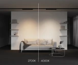 Трековый светильник трехфазный 20W 220V Maytoni Basis TR196-3-20W4K-B