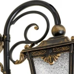 Настенный фонарь уличный Кузнечное дело Квадро 33-001-ЧЗ (220V, ковка, под старину, IP54)