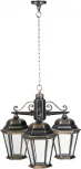 Уличный светильник подвесной Oasis Light ASTORIA 2 91470L/3 Gb (220V, на цепи, фонарь, IP44)