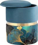 Пуф Stool Group Кэрри с ящиком велюр Gingko