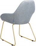 Стул R-Home Kent Грей/Линк Золото