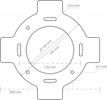 Наземный светильник LD-Lighting LD-JP LD-JP01 (220V, IP44)