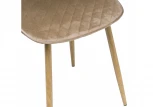 Стул Woodville на металлокаркасе Capri dark beige / wood 11841