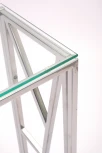 Консольный стол AllConsoles 1054-CS clear серебряный