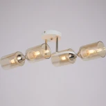 Потолочная люстра на штанге ILLUMICO IL8148-4COU-79 WH GD Bice (220V)