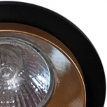 Встраиваемый точечный светильник Reluce 51611-9.0-001MN MR16 BK+GD (220V, круглые)