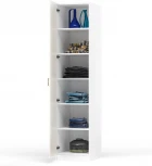 Шкаф-пенал Mobi Ливерпуль белый / ясень ваниль 357762