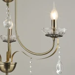 Подвесная люстра Reluce 04749-0.4-03 (220V, подвески, на цепи, подсвечник, свеча)