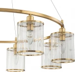 Подвесная люстра 13022/8P Brass Indigo Dante V000406