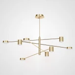 Потолочная люстра Motvikt Gold 8 ImperiumLoft Motvikt01 (189817-26)