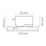Трековое крепление Lightstar Asta 592066 (220V)