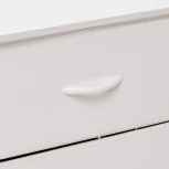 Комод Leset Линкс широкий (к/з), Каркас Белый, ящики Белые Leset (Экокожа/Белый) арт.2500000198113