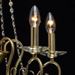 Подвесная люстра MW-Light Селена 482016305 (220V, подвески, на цепи, свеча)