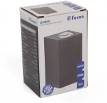 Архитектурная подсветка Feron Корфу 48489 DH055, 2*5W, 800Lm, 3000K, серый Бостон (LED, 220V, IP54)