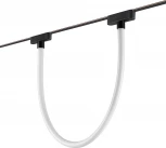 Трековый смарт-светильник с гибким неоном для низковольтного шинопровода Novotech Easy 359476 черный с двумя режимами работы LED 14W 24V 3000-6000K (умный дом - Алиса, Tuya Smart)