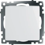 Выключатель одноклавишный (белый) Stekker Катрин 39298