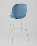 Стул барный Stool Group Beetle со спинкой маренго хромированные ножки УТ000004723