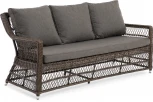 "Гранд Латте" диван трехместный из искусственного ротанга, цвет коричневый 4SIS арт.УТ-00002848