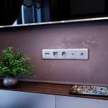 ТВ-розетка оконечная (серебряный) W1183006 (a051496)