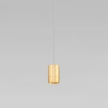 Подвесной светильник Solita 50249/1 латунь Eurosvet Piccolo 50248/1 LED/ золото (220V, на проводе, круглые)