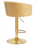 Стул барный DOBRIN DARCY GOLD (песочный велюр (1922-3)) 5025_GoldBase-LM GOLD, цвет сиденья песочный (1922-3), основания золото
