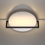 Настенно-потолочный светильник Odeon Light Next 7015/15WL белый ice crack/металл/акрил LED поворотный на 360 1*15W LUNAR (220V)