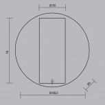 Спот Maytoni Twist C079WL-L3B3K (регулировка яркости, LED, 220V, сенсорный выключатель, круглые)