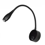 Спот Uniel ULT-F22-3W/4000K IP20 BLACK (LED, 220V, выключатель, для чтения)