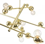 Подвесной светильник Indigo Saldo V000333 (220V, на тросе, шарики, молекулы)