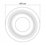 Светодиодный светильник потолочный 90Вт с ПДУ Lumin'arte Lily CLL53