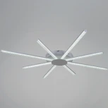 Потолочная люстра светодиодная с пультом  и ночным режимом Reluce 06537-0.3-4+4 WH (Умный дом) (220V)