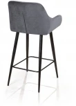 Стул полубарный Robert, бархат серый 27 Top Concept ROBERT 76776