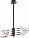 Потолочная люстра светодиодная на штанге Arte Milano Ferrara-72999 276699/8 BK/GD (220V)
