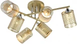 Потолочная люстра на штанге Seven Fires Idella SF3356/6C-GD-CR-GD