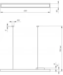 Подвесной светильник светодиодный ЭРА SPO-115-W-40K-036