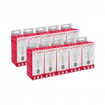 Лампочка светодиодная филаментная прозрачная груша E27 7W Thomson A60 TH-B2330